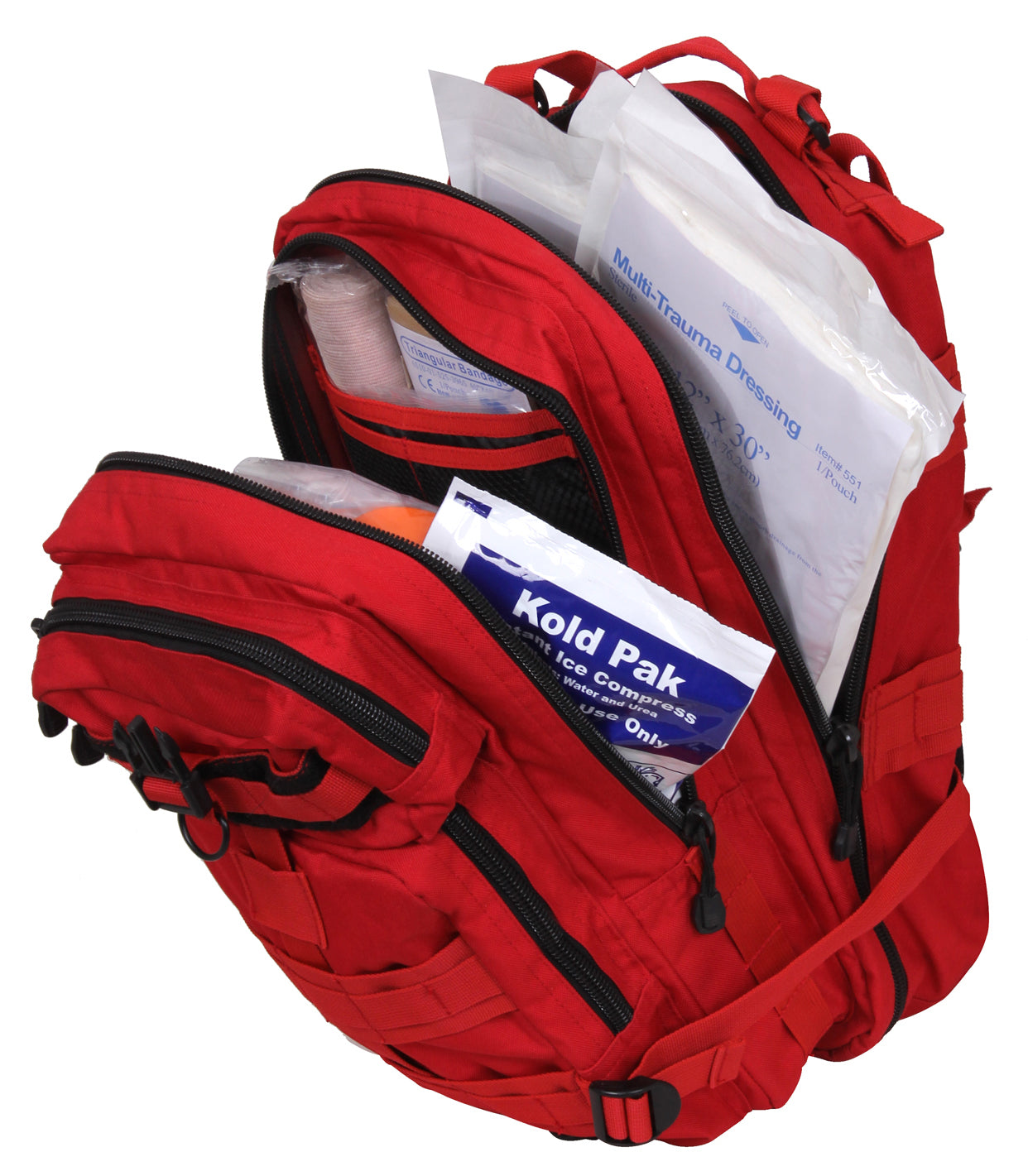 190PC Trauma Backpack Kit and Bag
