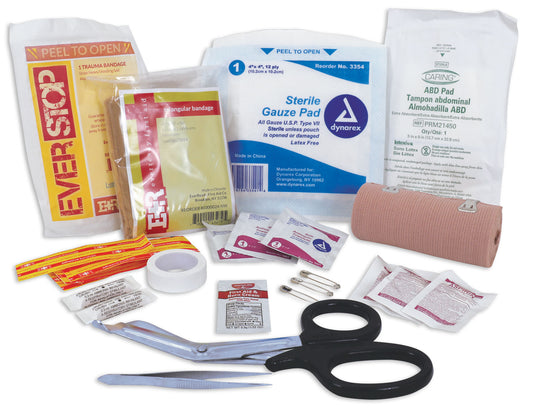 38PC Tactical Trauma First Aid Kit