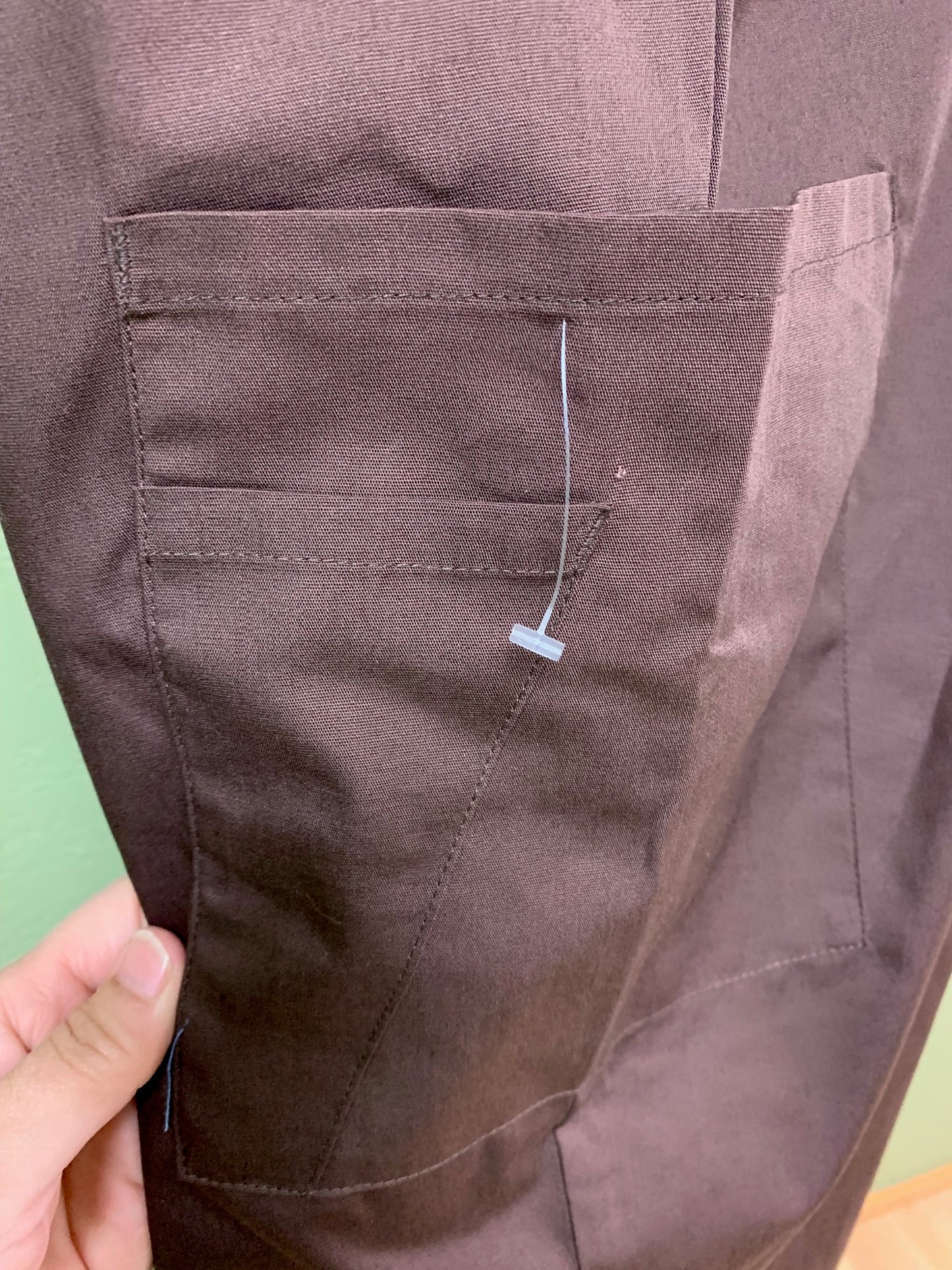 CLEARANCE WHite Swan Fundamentals cargo scrub pant chocolate