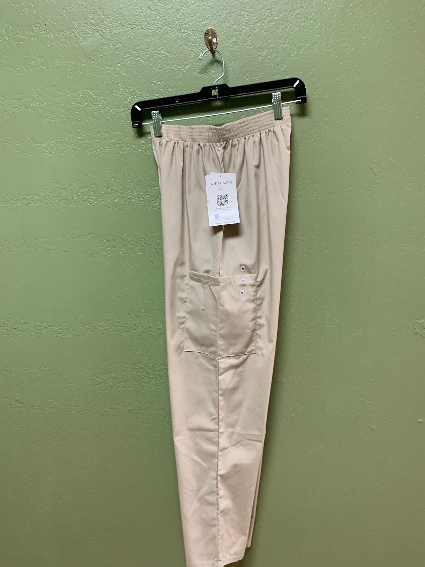 CLEARANCE Elastic Waist Cargo Scrub Pants