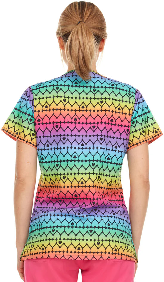 Naomi V-Neck Printed Top| 4512