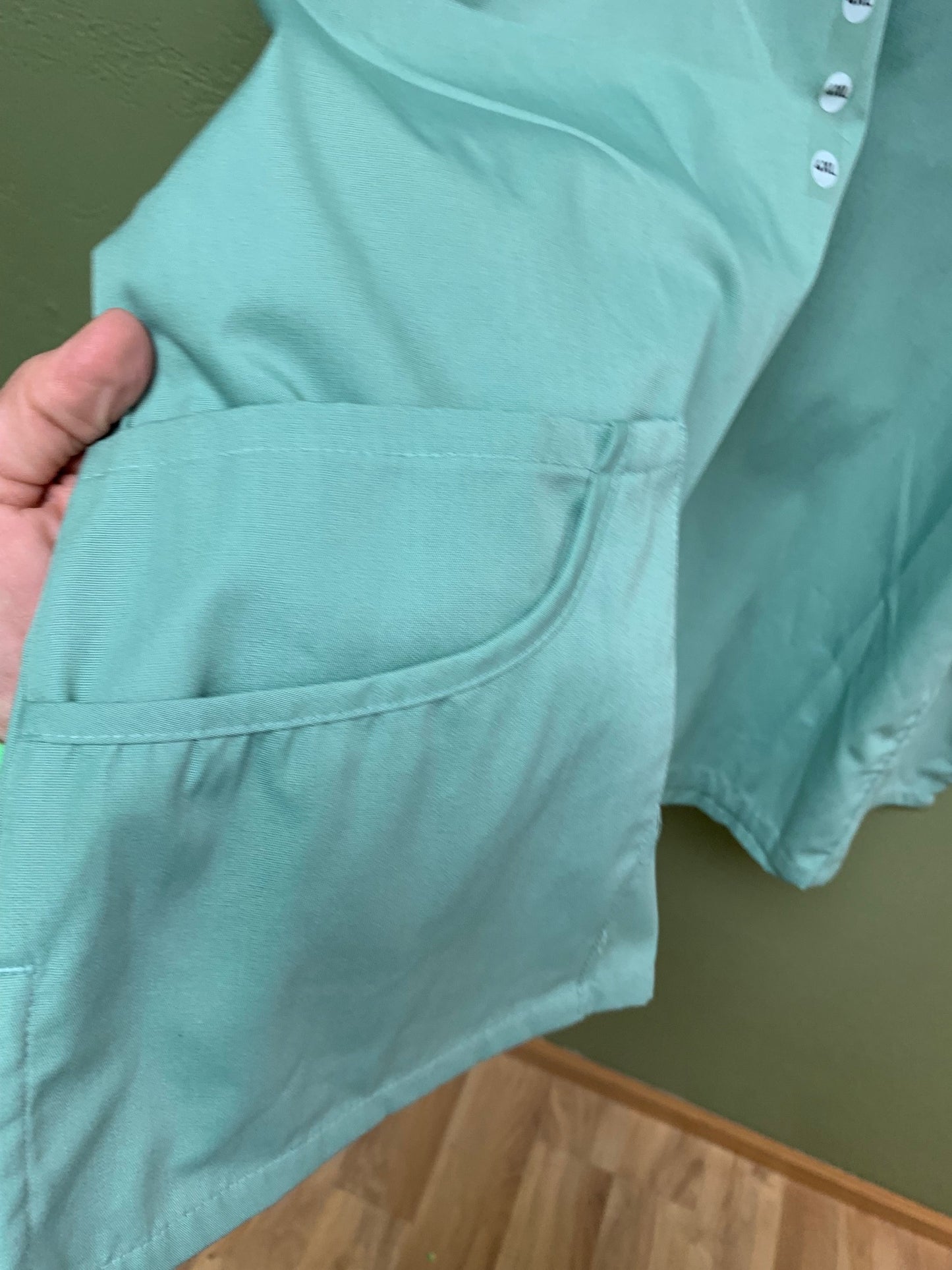 CLEARANCE misc colors two pockets solid scrub tops!