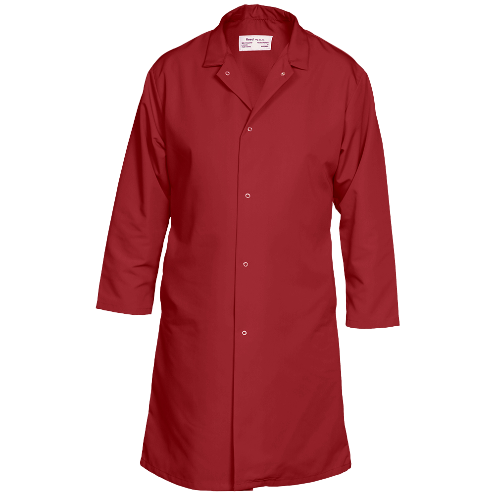 Butcher button up coat two pockets