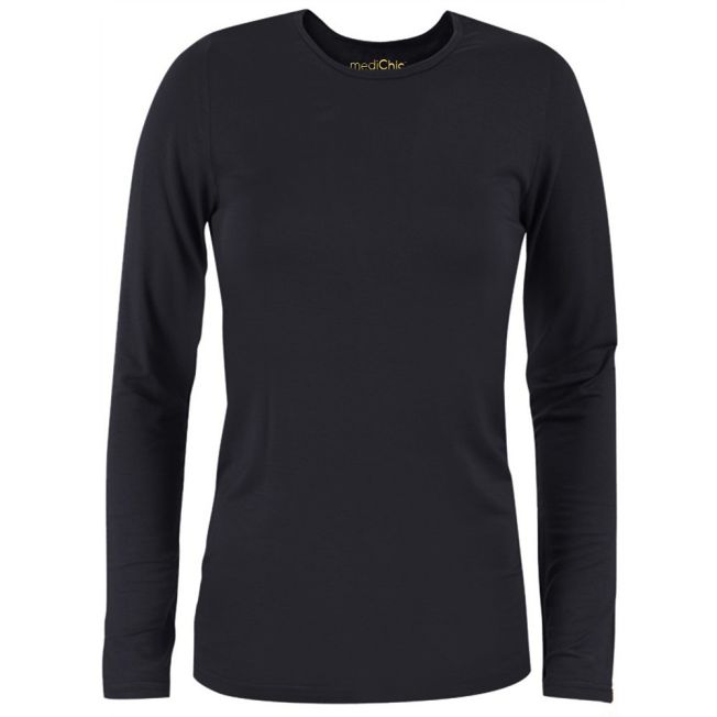 MediChic Ultrasoft Stretch Long Sleeve Scrub T-Shirt