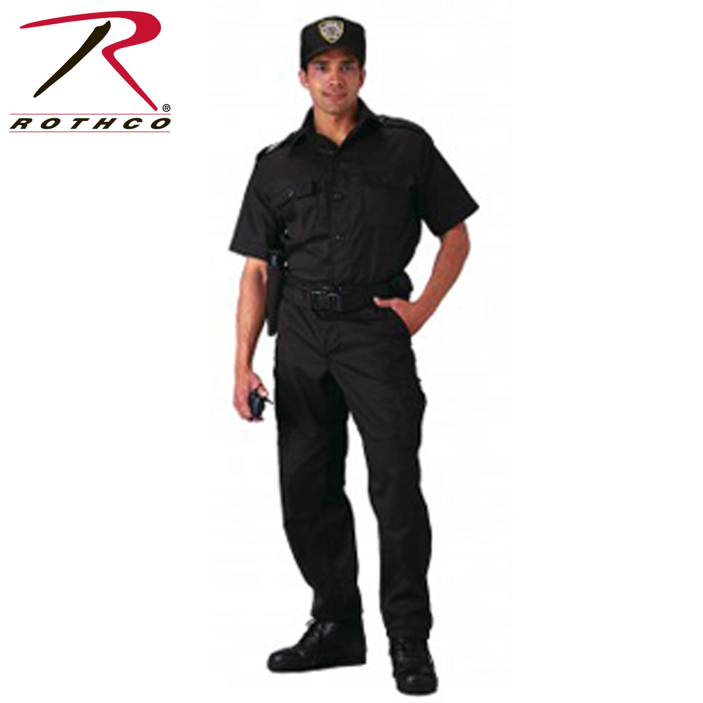 S/S Black law enforcement style uniform shirt