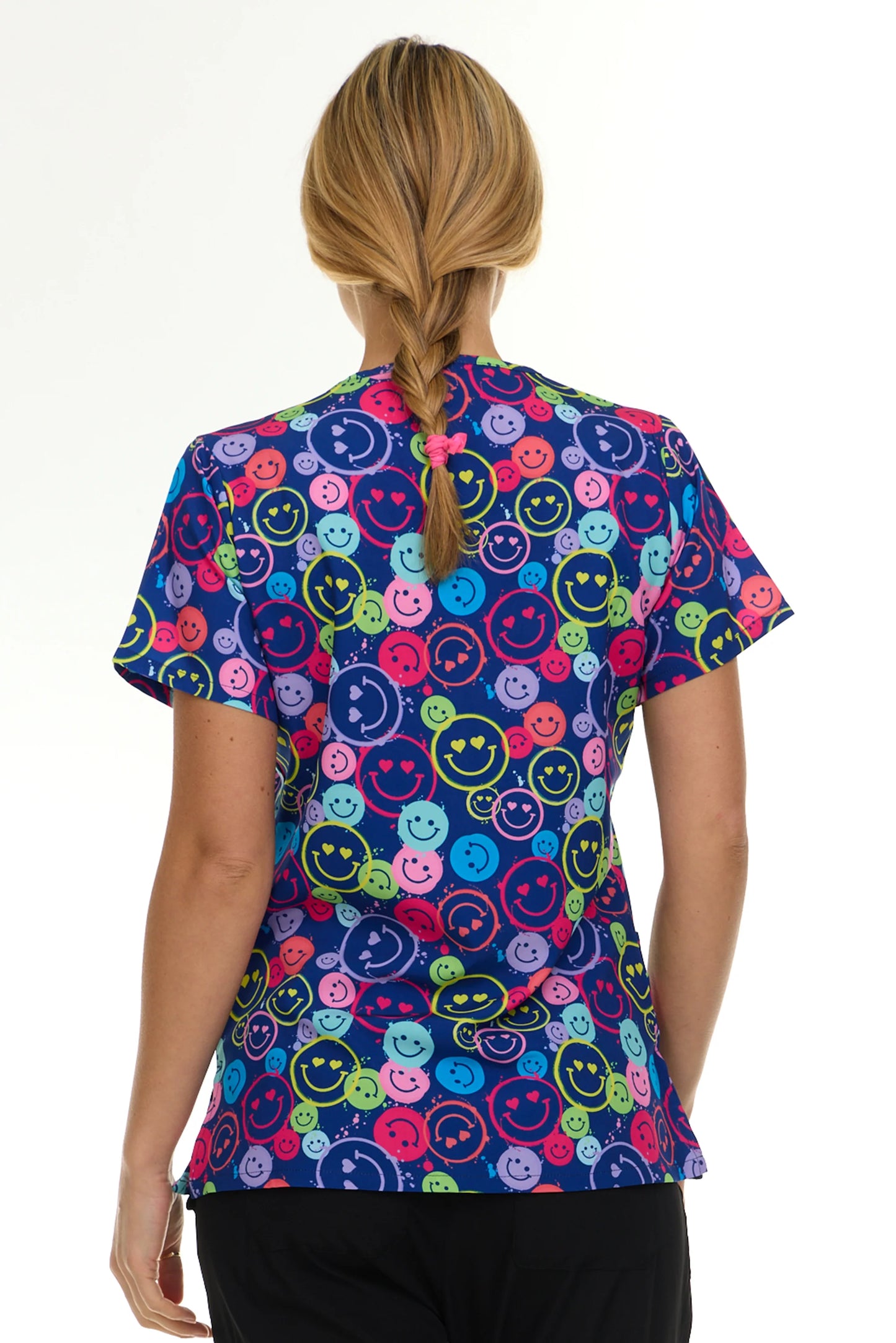 Kendall V-Neck Printed Top| 4513