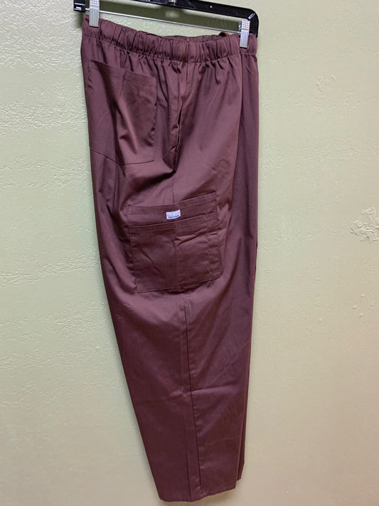 CLEARANCE WHite Swan Fundamentals cargo scrub pant chocolate